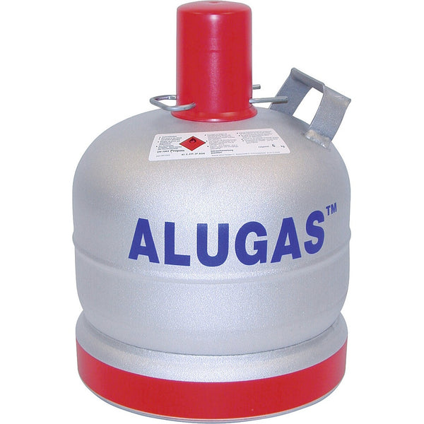ALUGAS Aluminium Gasflasche Ø 30 cm mit TÜV 6 bis 11 kg Füllgewicht