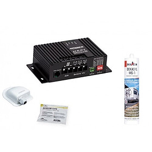 ANTARION Solaranlage Kit 140 W Black mit MPPT