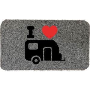 ARISOL Fußmatte Flock Caravan – 60×40 cm, Grau