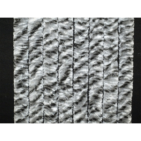 Arisol Türvorhang 100x205 cm – weiß/silber/anthrazit