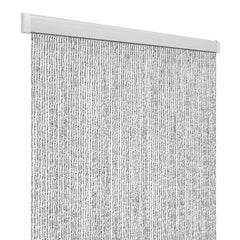 ARISOL Türvorhang Rain 100x220 cm weiß/silber