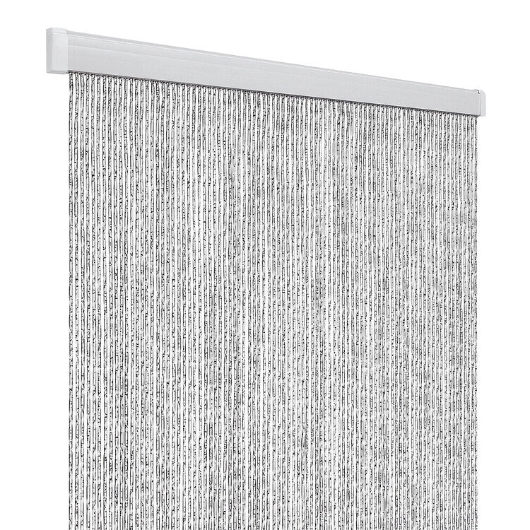 ARISOL Türvorhang Rain 100x220 cm weiß/silber