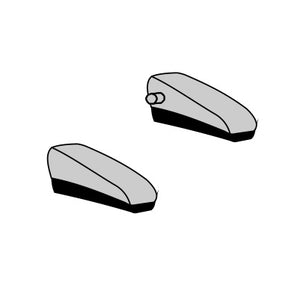 Armlehnenbezüge für Aguti SMART & Sprinter, anthrazit