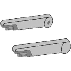 Armlehnenbezüge ISRI/SKA Velours anthrazit