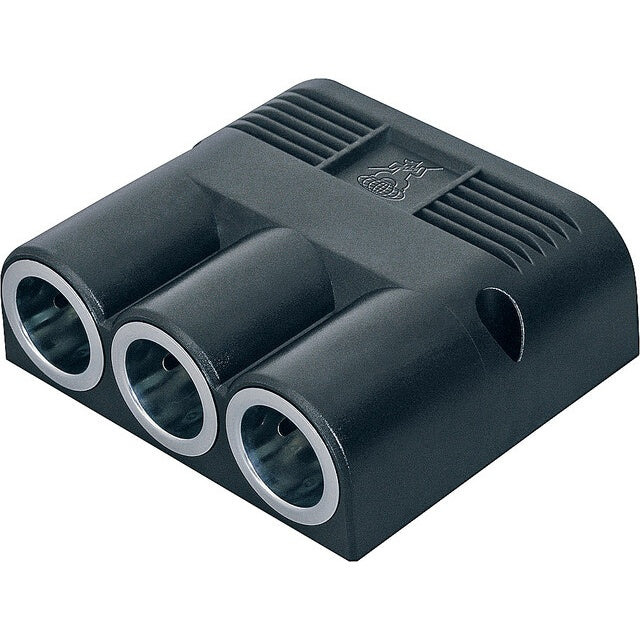 Aufbau-Dreifachsteckdose 12-24V - PRO CAR