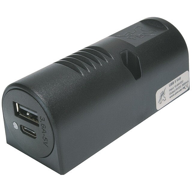 Aufbau-Power USB-C/A Doppelsteckdose 3,6 A