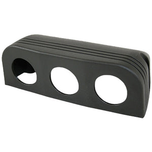 Aufbaugehäuse 3-fach schwarz für Variosystem