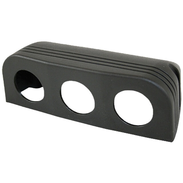 Aufbaugehäuse 3-fach schwarz für Variosystem