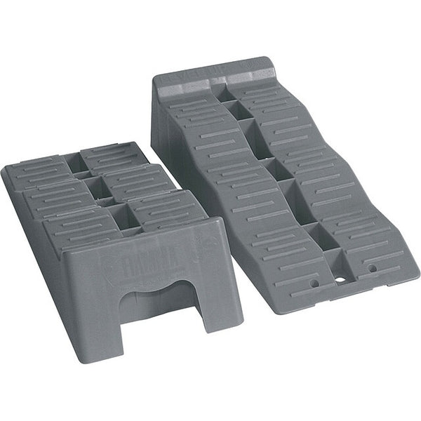 Auffahrkeil Fiamma Level Up grau, 2 Stück