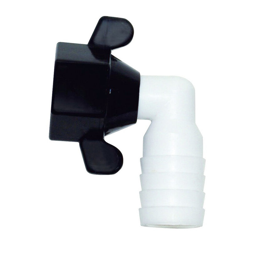 Aufschraubtülle Lilie 12 mm gewinkelt