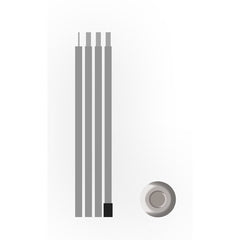 Aufstellstange BENT 180 cm Stahl für Sonnensegel