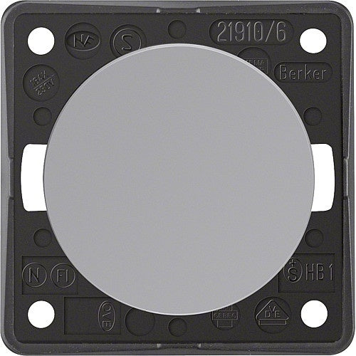 Aus Wechselschalter Berker grau für Steckdosen