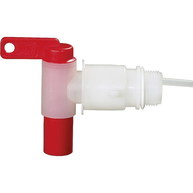 Auslaufhahn 3/4" mit 20 mm Durchmesser in Rot