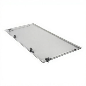 Ausstellscheibe grau 1300 x 600 mit Click-Clack - 2