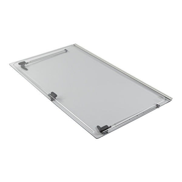 Ausstellscheibe grau S4/S5 1000×600 Click-Clack