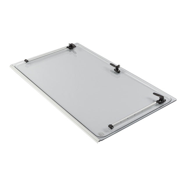 Ausstellscheibe grau S4/S5 1000×600 Click-Clack