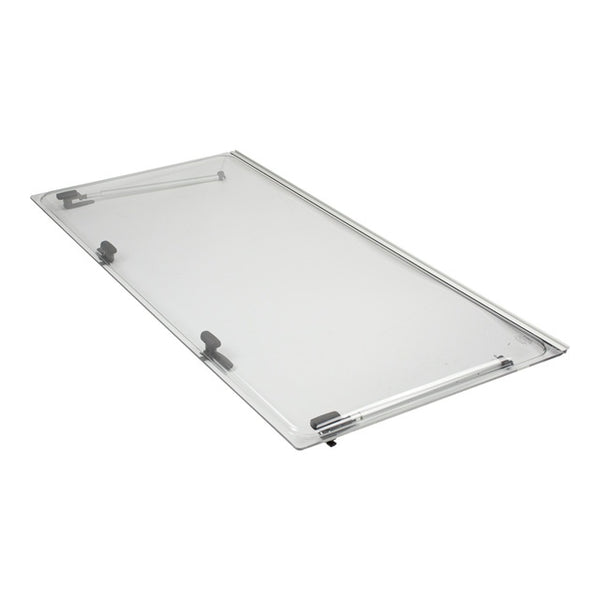 Ausstellscheibe grau S4/S5 1200 x 600 Click-Clack - 2