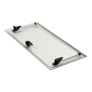 Ausstellscheibe grau S4/S5 700x400 mit Click-Clack - 2