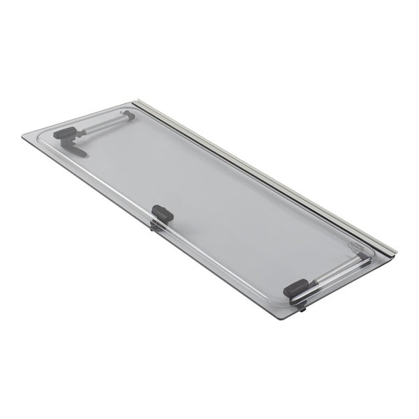Ausstellscheibe grau S4/S5 800x350 mit Click-Clack - 2