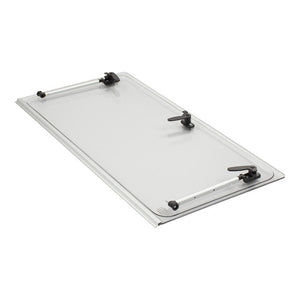 Ausstellscheibe grau S4/S5 800x450 mm