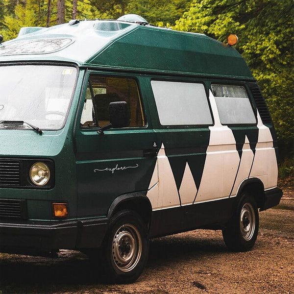 Autoaufkleber "Explore" weiß – Advanture Shop - 5