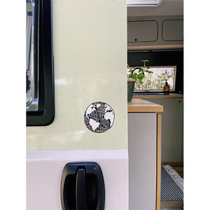 Autoaufkleber Weltkugel Abenteuer für Roadtrips - 3