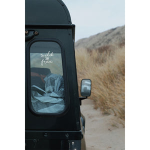 Autoaufkleber Wild & Free - Advanture Shop - 2