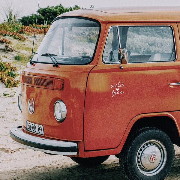 Autoaufkleber Wild & Free - Advanture Shop - 4