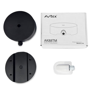 AVTEX Dachhalterung LG55AN für gerippte und flache Dächer schwarz - 4