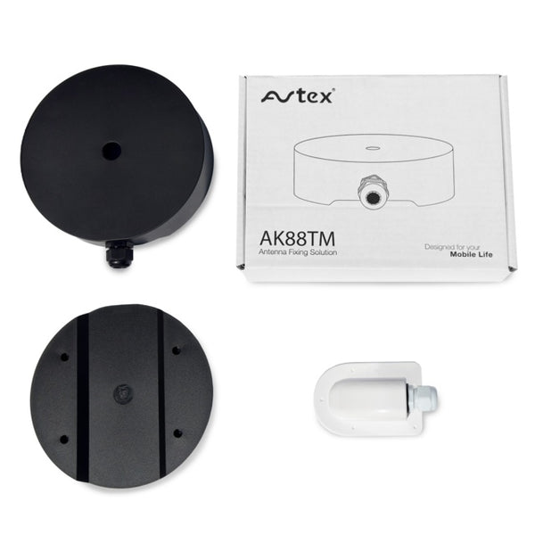 AVTEX Dachhalterung LG55AN für gerippte und flache Dächer schwarz - 4