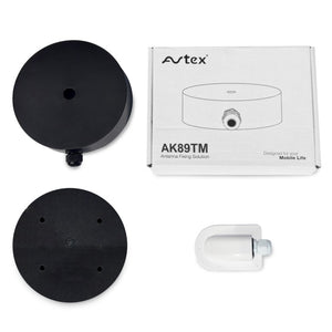 AVTEX Dachhalterung LG55AN für gerippte und flache Dächer schwarz - 4