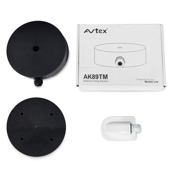 AVTEX Dachhalterung LG55AN für gerippte und flache Dächer schwarz - 4