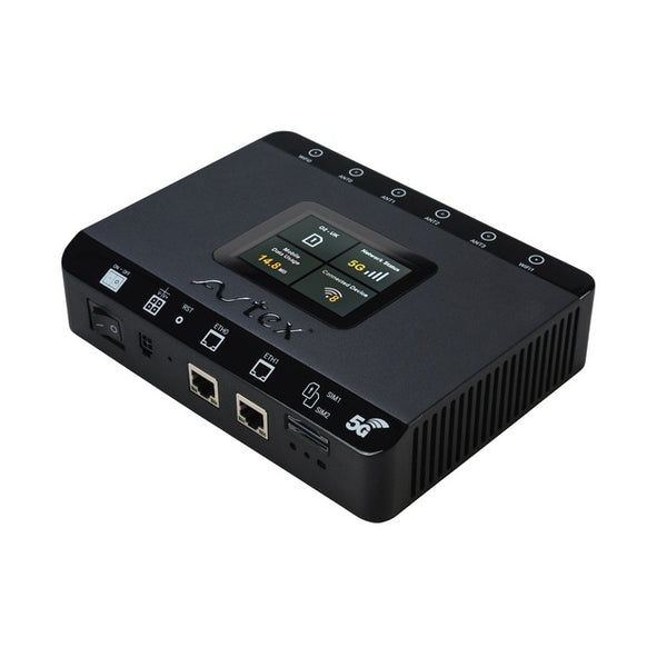 AVTEX R105X 5G Router + tragbare Antenne weiß - 3