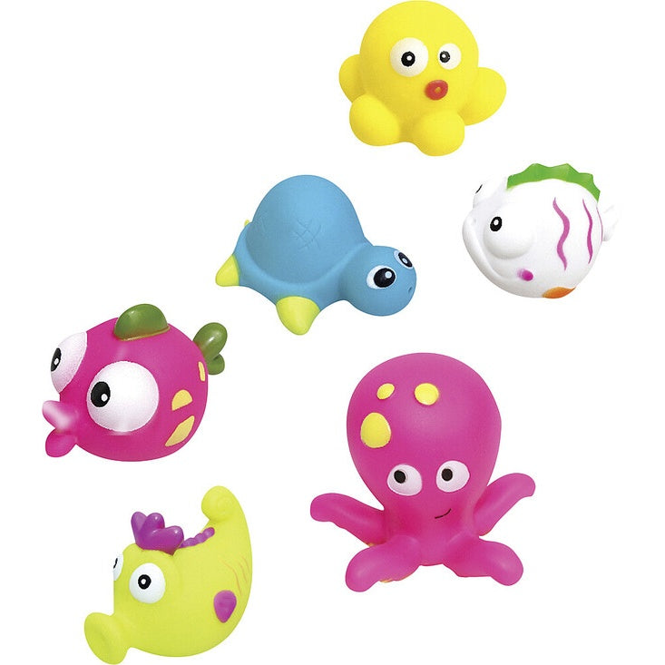 Badespielzeug Meerestiere - 6-teiliges Set