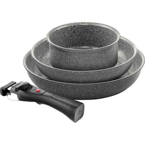 BALLARINI Torre 4-tlg. Bratpfannenset, Grau