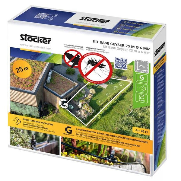 Base Kit Geyser: 25 m Schlauch & 10 Düsen
