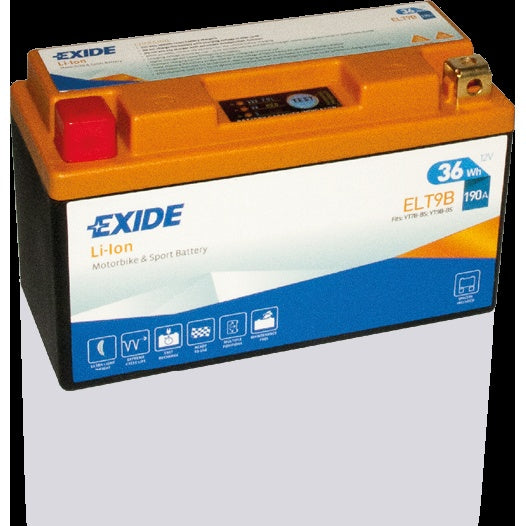 Batterie Li-Ion ELT9B für Motorräder und ATVs