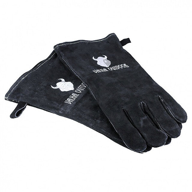 BBQ-Handschuhe VALHAL OUTDOOR Wildleder schwarz