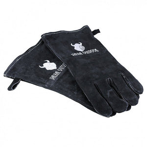 BBQ-Handschuhe VALHAL OUTDOOR Wildleder schwarz