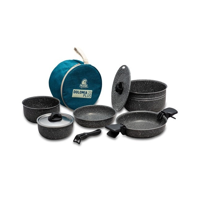 BEAVER Dolomia 22 Plus Kochgeschirrset stoney grey