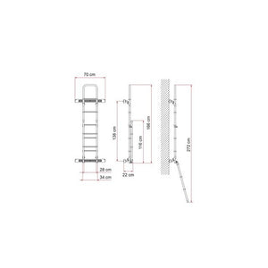 Befestigungsprofil FIAMMA Kit Bars Deluxe schwarz - 3