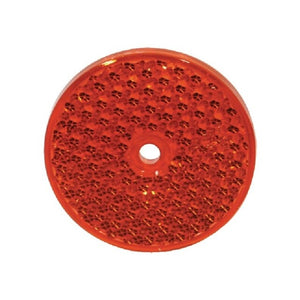 Begrenzungs-Rückstrahler rot Ø 62 mm - 2 Stück