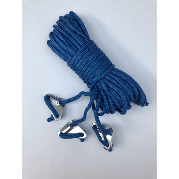 BENT Abspannleine 3er-Set 3,5 m hellblau