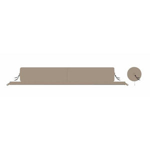 BENT Kissenrolle Zip-XL Lounger aufblasbar 175 x 30 cm in 5 Farben