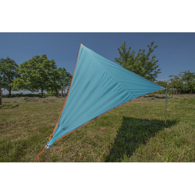 BENT Sonnensegel Zip-Canvas 250x250 cm – türkis