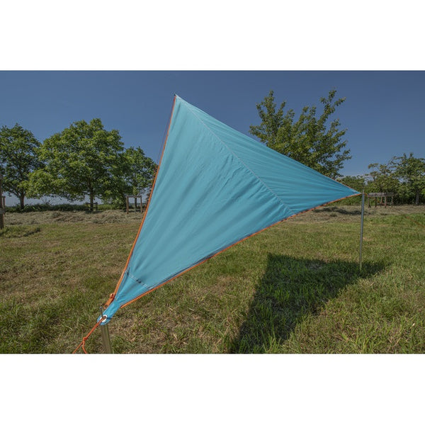 BENT Sonnensegel Zip-Canvas 250x250 cm – türkis - 2