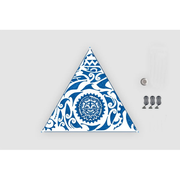 BENT Sonnensegel Zip-Canvas 250x250 Neuseeland Druck