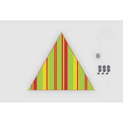BENT Sonnensegel Zip-Canvas Caribbean Limette 250x250