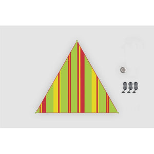 BENT Sonnensegel Zip Canvas Karibik Polyester 1500mm UV60 250x250cm in 5 Farben
