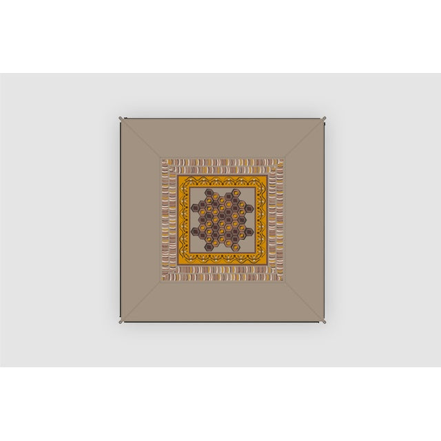 BENT Zip-Carpet Afrika Druck Teppich 250x250